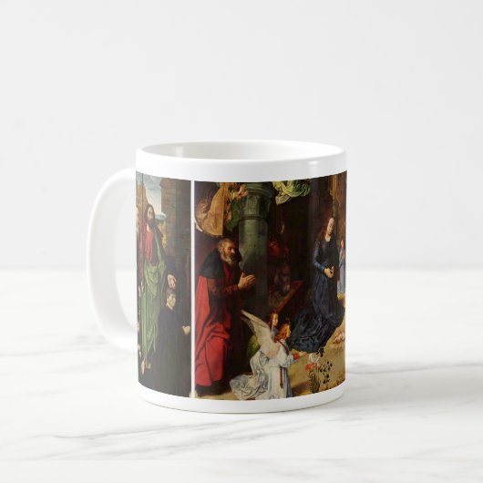 Portinari Triptychon | Hugo van der Goes Kaffeetasse (Vorderseite Links)
