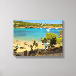 Portinatx Ibiza Beach Turquoise Waters Leinwanddruck