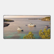 Portinatx Ibiza Coastal View with Luxury Yachts