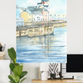 Portishead Marina Poster (Heimbüro)