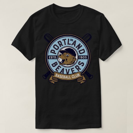 Portland Beavers T-Shirt (Design vorne)