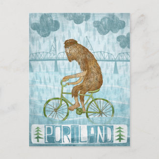 Portland Bigfoot Postkarte