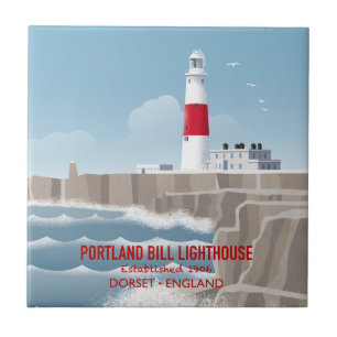 Portland Bill Leuchtturm Fliese