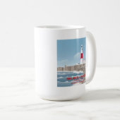 Portland Bill Leuchtturm Kaffeetasse (VorderseiteRechts)