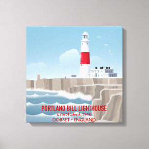 Portland Bill Leuchtturm Leinwanddruck