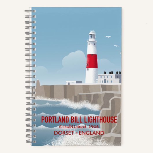 Portland Bill Leuchtturm Notizblock (Vorderseite)