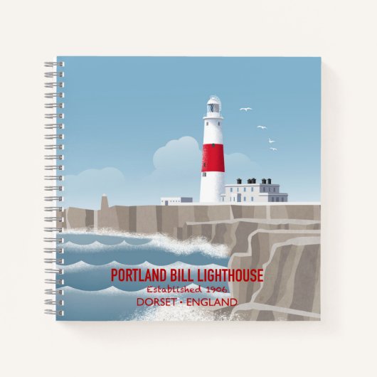 Portland Bill Leuchtturm Notizblock (Vorderseite)