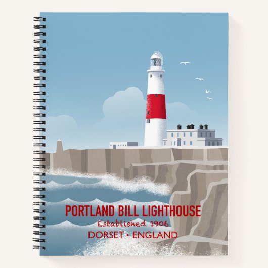 Portland Bill Leuchtturm Notizblock (Vorderseite)