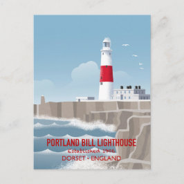 Portland Bill Leuchtturm Postkarte