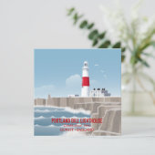 Portland Bill Lighthouse Karte (Stehend Vorderseite)