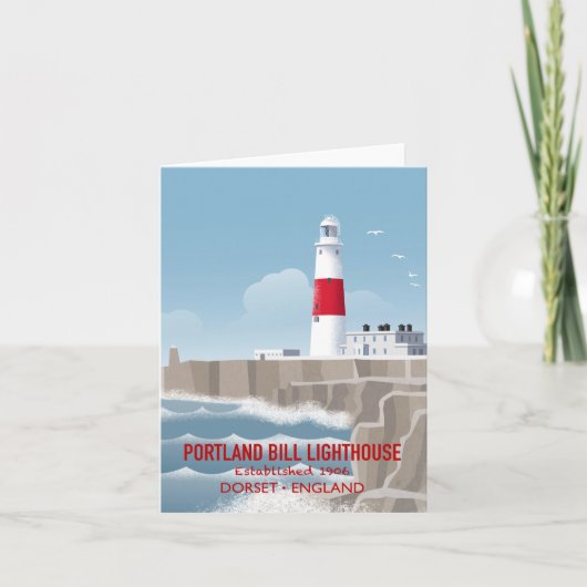Portland Bill Lighthouse Karte (Vorderseite)