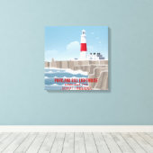 Portland Bill Lighthouse Leinwanddruck (Insitu (Holzboden))