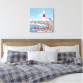 Portland Bill Lighthouse Leinwanddruck (Insitu (Schlafzimmer))