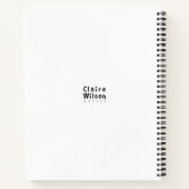 Portland Bill Lighthouse Notizblock (Rückseite)