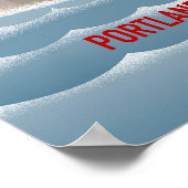 Portland Bill Lighthouse Poster (Ecke)