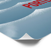 Portland Bill Lighthouse Poster (Ecke)