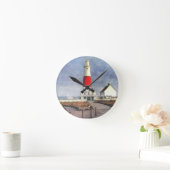 Portland Bill Lighthouse Runde Wanduhr (Zuhause)