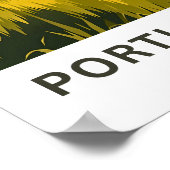 Portland Bill Portland Travel Print Poster (Ecke)