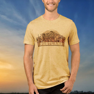 Portland Black Skyline Graphic T - Shirt