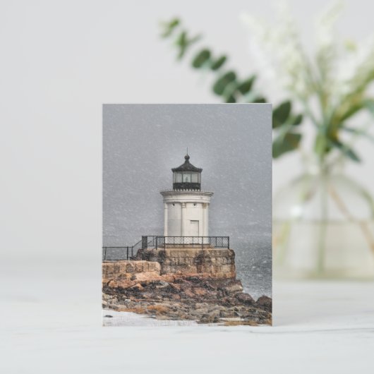 Portland Breakwater / Bug Light Postkarte (Stehend Vorderseite)