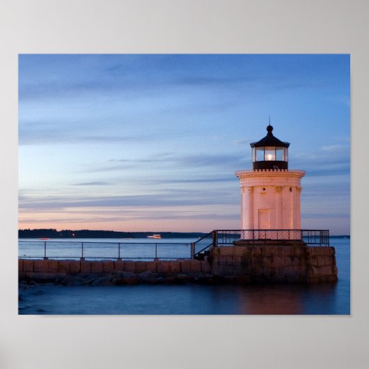 Portland Breakwater Light (Bug Light) 11x14 Print Poster (Vorne)