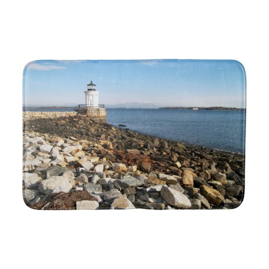 Portland Breakwater Lighthouse, Maine Badematte (Vorderseite)