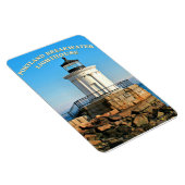 Portland Breakwater Lighthouse, Maine Foto Magnet (Rechte Seite)