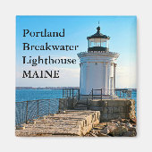 Portland Breakwater Lighthouse, Maine Magnet (Vorne)
