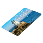 Portland Breakwater Lighthouse, Maine Magnet (Linke Seite)
