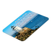 Portland Breakwater Lighthouse, Maine Magnet (Linke Seite)