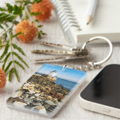 Portland Breakwater Lighthouse, Maine Schlüsselanhänger (Vorderseite rechts)