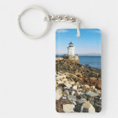 Portland Breakwater Lighthouse, Maine Schlüsselanhänger (Vorderseite)