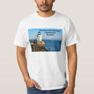 Portland Breakwater Lighthouse, Maine T - Shirt