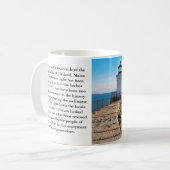 Portland Breakwater Lighthouse, Maine Tasse (Vorderseite Links)