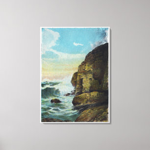 Portland Bridge Cantilever und Betrieb Leinwanddruck