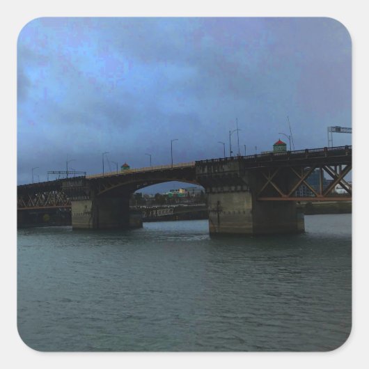 Portland Burnside Bridge #1 Aufkleber (Vorderseite)