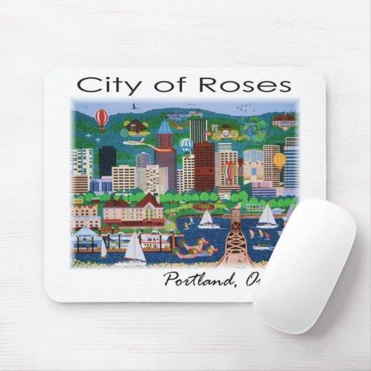 Portland~ Die Stadt der Rose Mousepad (Mit Mouse)