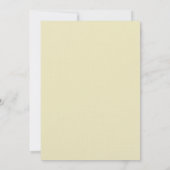 Portland Einladung:  Vanilla Einladung (Rückseite)