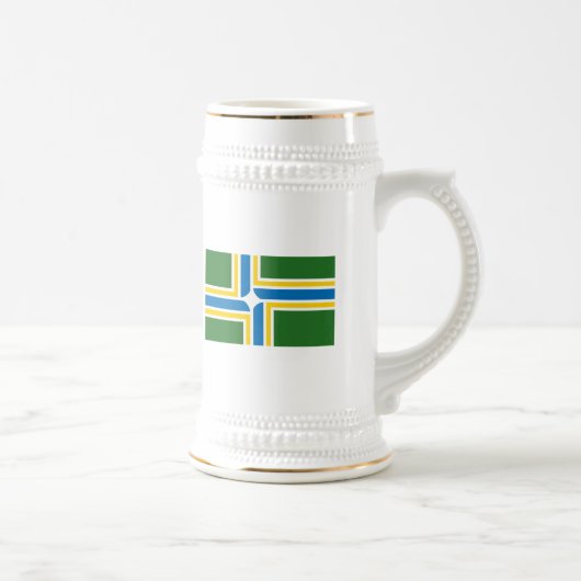 Portland-Flaggen-Tasse Bierglas (Rechts)