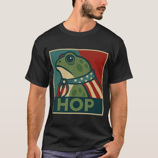 Portland Frog Hop T-Shirt (Vorderseite)