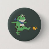 Portland Frog Protest Anti ICE  Button (Vorderseite)