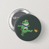 Portland Frog Protest Anti ICE  Button (Vorne & Hinten)