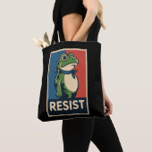 Portland Frog Protest Anti Ice Resistance I Stand Tasche (Von Nahem)