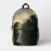 Portland Frog Protest Bedruckter Rucksack (Vorderseite)