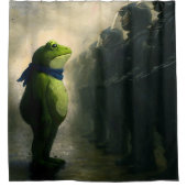 Portland Frog Protest Duschvorhang (Vorderseite)
