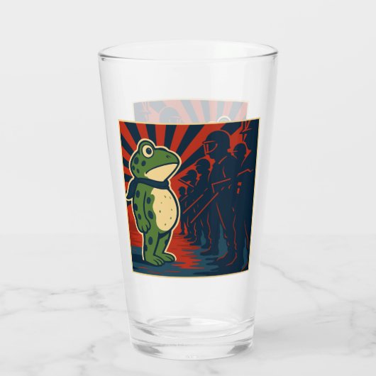Portland Frog Protest Glas (Rückseite)