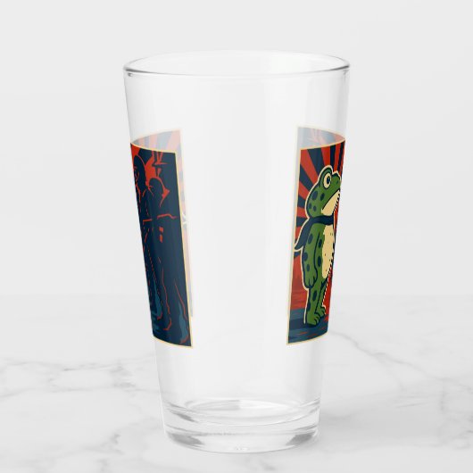 Portland Frog Protest Glas (Rechts)