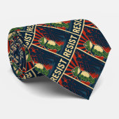 Portland Frog Protest Krawatte (Gerollt)