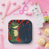 Portland Frog Protest Pappteller (Party)