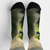 Portland Frog Protest Socken (Oben)